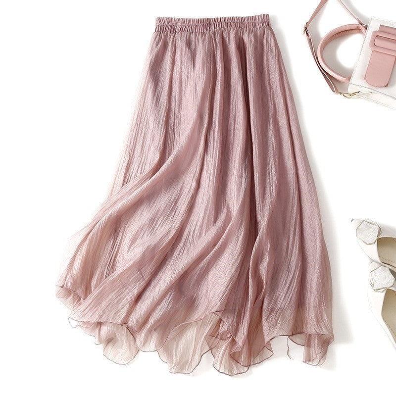 Elegant High-Waisted A-Line Skirt