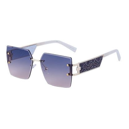 Oversized Square Frame Wide Leg Sunglasses