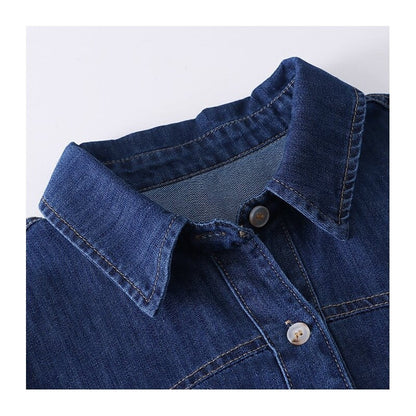Vintage Denim Shirt - Casual and Versatile Classic