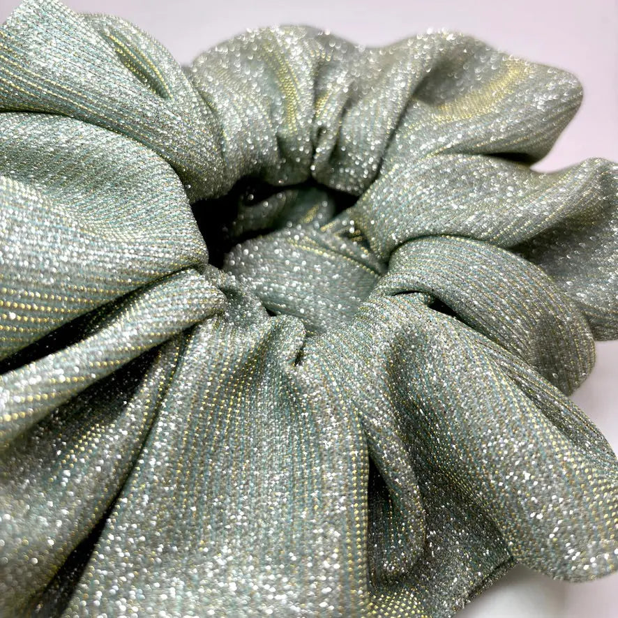 Jade Sparkle Scrunchie