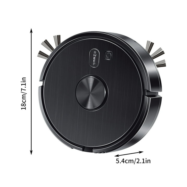 Rechargeable Auto Hard Floor & Low Carpet Sweeper Robot Vacuum – Compact 8088 Model, USB Charging, Low Noise
