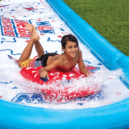 WOW Watersports 25 Ft Mega Backyard Slide w Splash Pool and High Side Walls