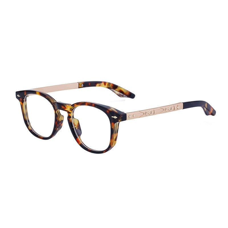 Men's Retro Fashion Round Frame Glasses