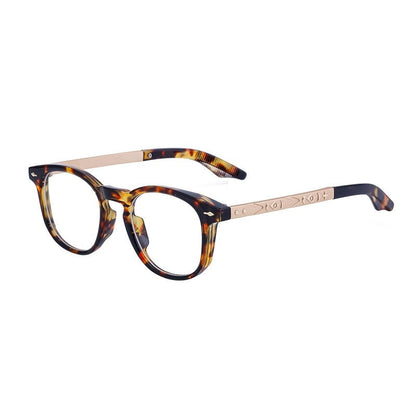 Men's Retro Fashion Round Frame Glasses