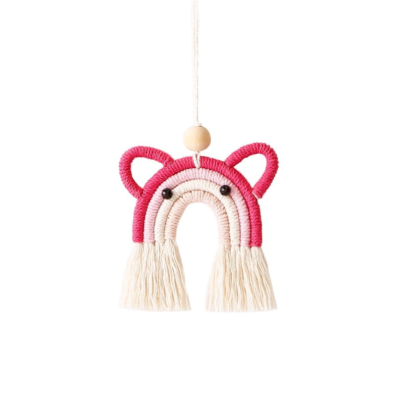 Handcrafted Cartoon Bear Car Hanging Ornament