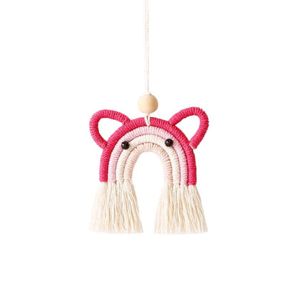Handcrafted Cartoon Bear Car Hanging Ornament