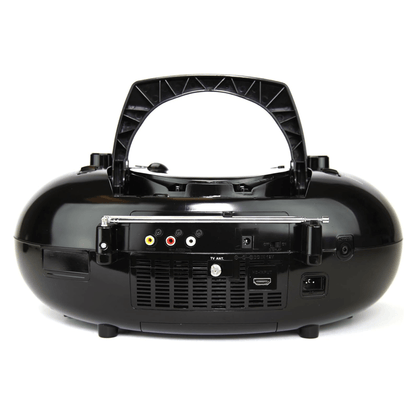 Emerson 7" Bluetooth TV DVD Boombox Black - Refurbished