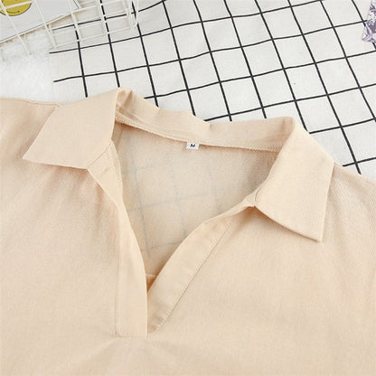 Comfortable Cotton and Linen Women's Fashion Pajama Set