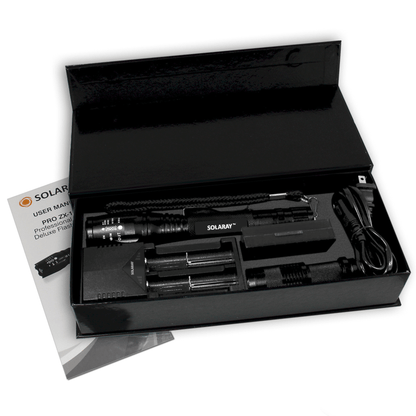 Solaray ZX-1XL 18650 LED Tactical Flashlight Kit