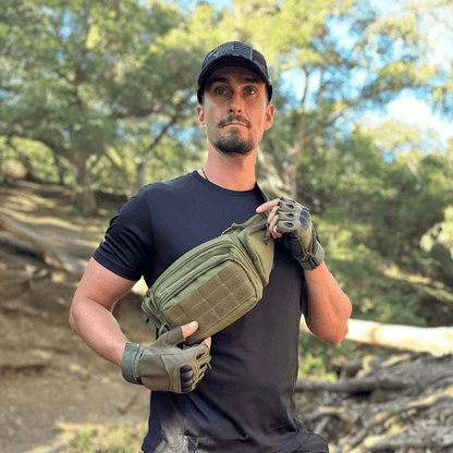 JupiterGear Tactical Military Fanny Pack Waist Bag & MOLLE EDC Pouch For Outdoor Activities