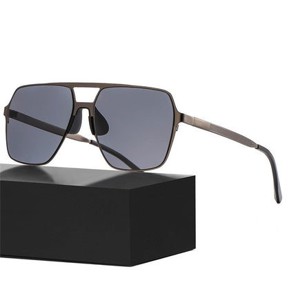Men's Vintage Double Beam Polarized Sunglasses
