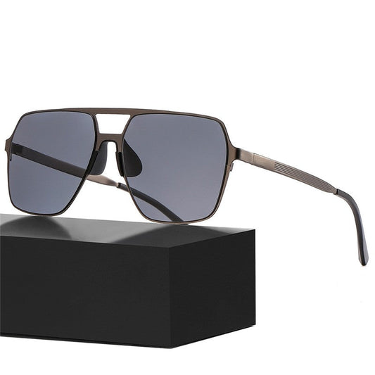 Men's Vintage Double Beam Polarized Sunglasses