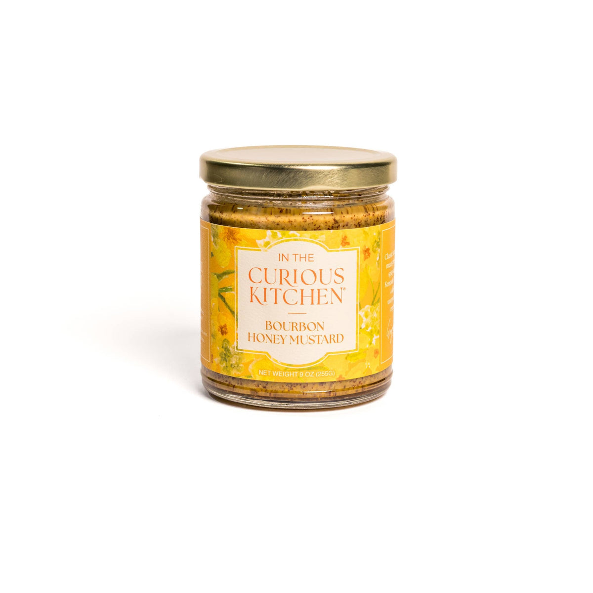 Bourbon Honey Mustard 9 oz | Small Batch Gourmet Mustard