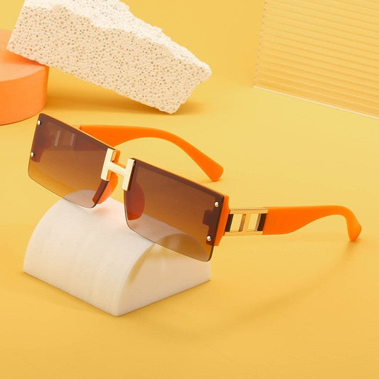 Fashionable Rimless Square Sunglasses