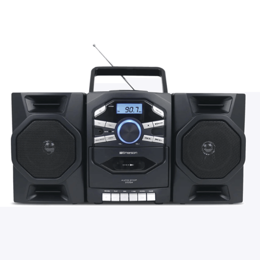 Emerson Portable CD & Cassette Stereo Boombox