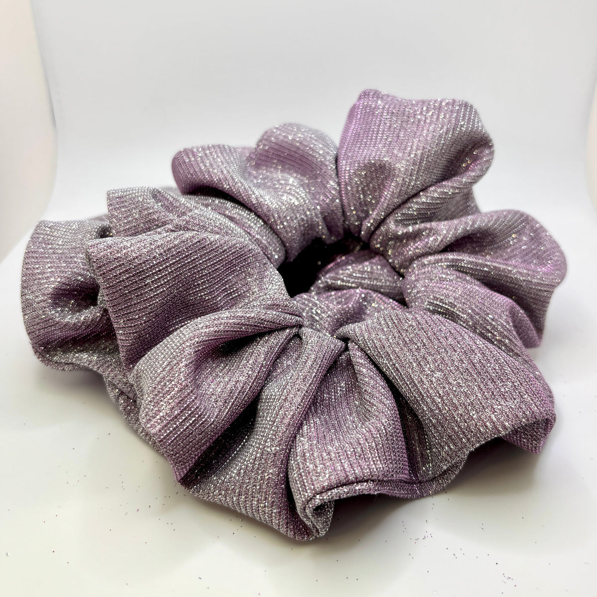 Lavender Sparkle Scrunchie