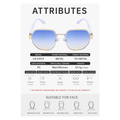 UV400 Sun Protection Fashion Full Frame Outdoor Eyewear Sunglasses