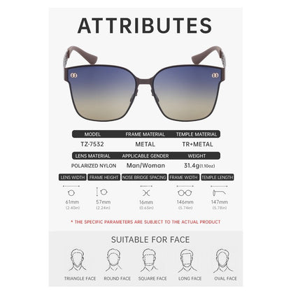 Fashion Full Frame Polarized UV400 Sun Protection Outdoor Eyewear Sunglasses