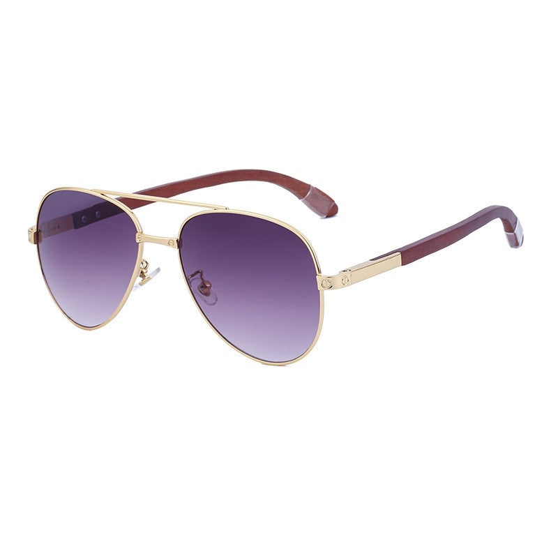 Men's Retro Wooden Leg Toad Sunglasses