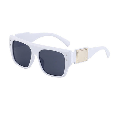 Unisex UV400 Full Square Frame Fashion Sun Protection Eyewear Sunglasses