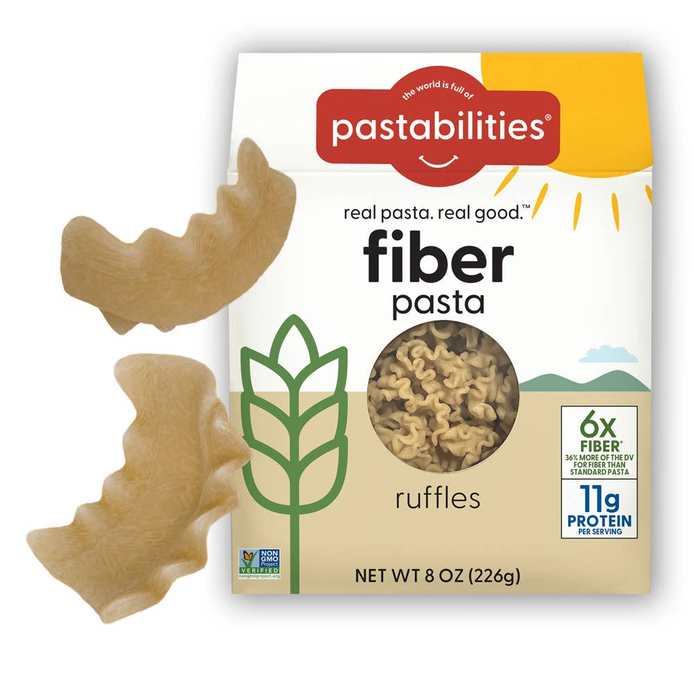 Fiber Ruffles Pasta  (High Fiber, Good Protein)