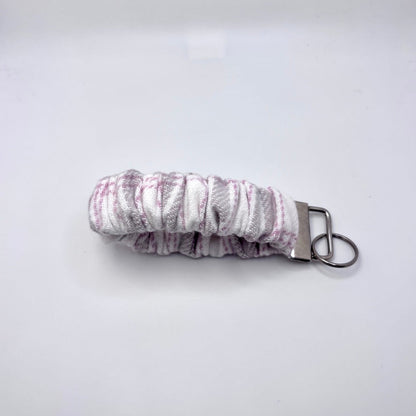 Pink Plaid Valentine's Day Scrunchie Wristlet