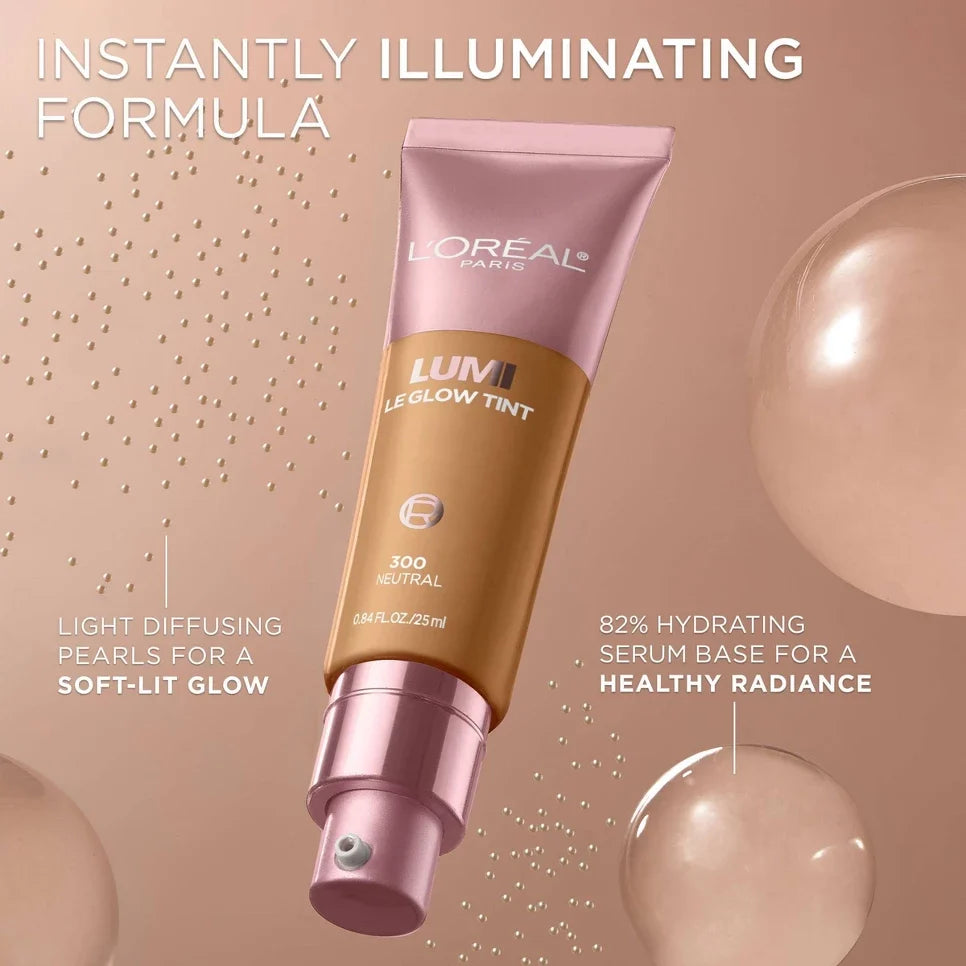 2-PACK L'Oreal Paris Lumi Le Glow Tint Liquid Skin Tint - 0.84 fl oz