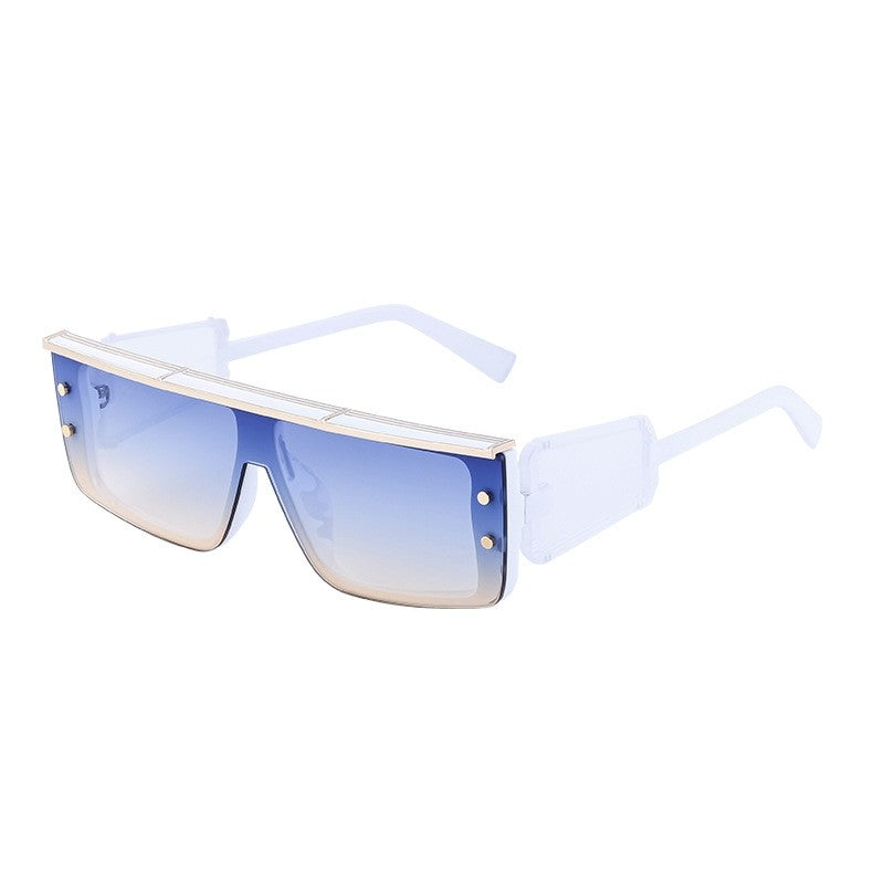 Men's Trendy Wide Leg Square Sunglasses