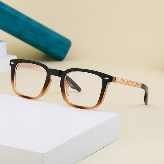 Men's Trendy Fashion Box Glasses Frame