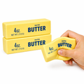 Butter Squishy Toy (2-Pack) – Jumbo Slow Rising Butter Stick Stress Relief Squeeze Toys, Realistic Butter Squishies for Kids & Adults