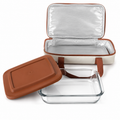 Le Regalo Glass Casserole Dish with Lid and Insulated Carrier Bag – Portable Oven-Safe Bakeware Set