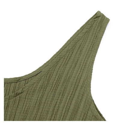 Trendy Waist-Tie Solid Color Bodysuit