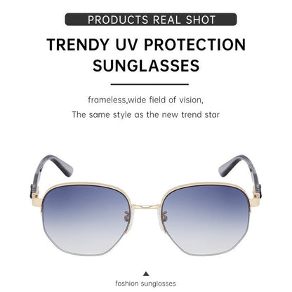 Fashion Full Square Frame Outdoor UV400 Sun Protection Eyewear Sunglasses
