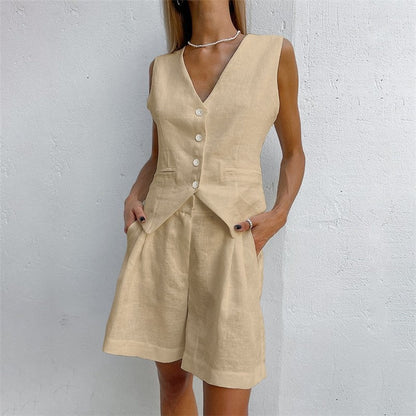 Slim Fit Women's Cotton Pajama Set with Soft and Comfortable Fabric