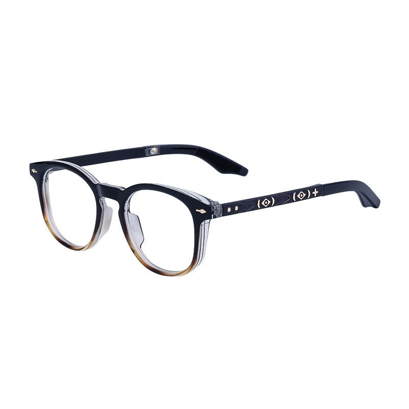 Men's Retro Fashion Round Frame Glasses