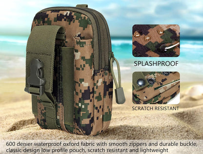 JupiterGear Tactical MOLLE Military Pouch Waist Bag for Hiking, Running and Outdoor Activities