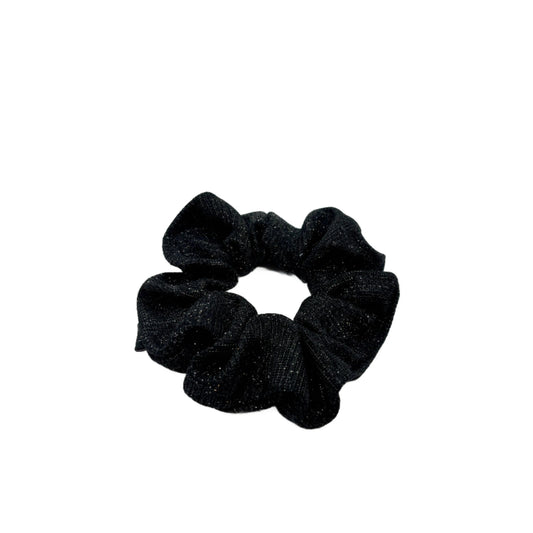 Mini Black Sparkle Scrunchie