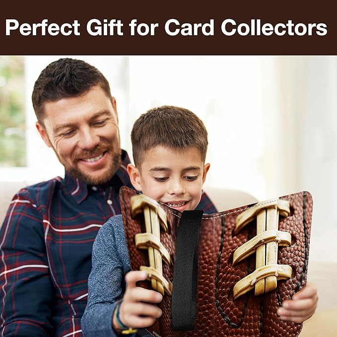 Trading Card Binder 400 Cards 50 Pages – 4 Pocket Zipper Album Organizer