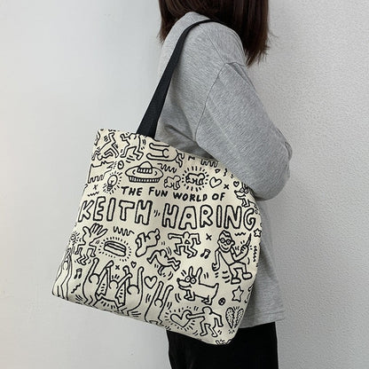 Large Capacity Canvas Shoulder Bag