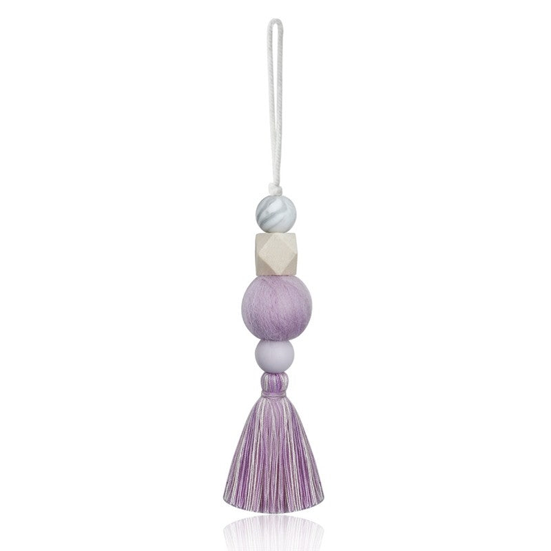 Unique Handcrafted Cotton Tassel Car Charm