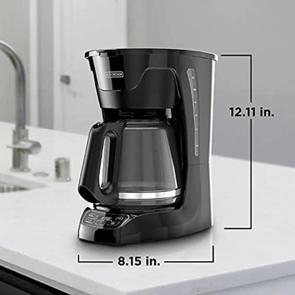Black & Decker 12-Cup Vortex Digital Programmable Coffeemaker - REFURBISHED