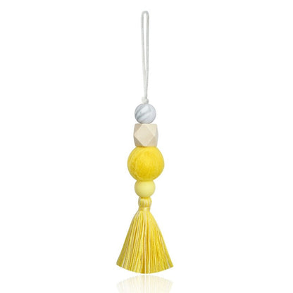 Unique Handcrafted Cotton Tassel Car Charm
