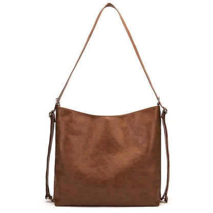 Stylish Oversized Soft Leather Backpack