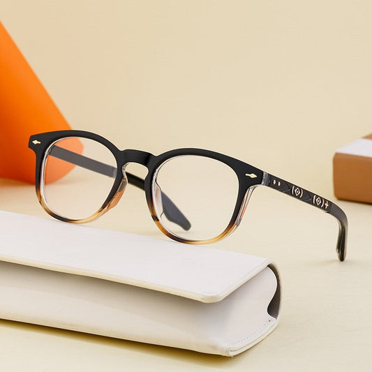 Men's Retro Fashion Round Frame Glasses