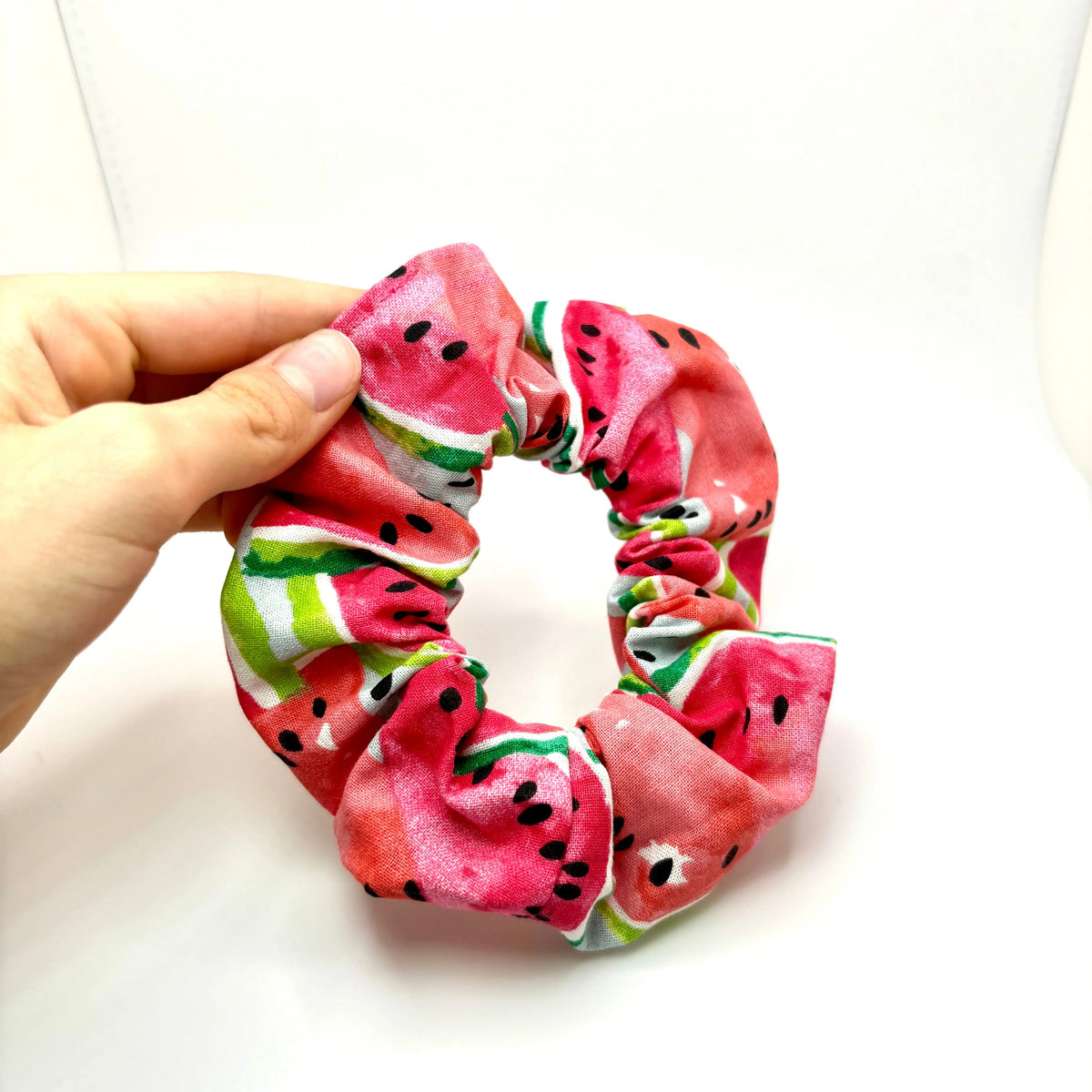 Mini Watermelon Summer Scrunchie