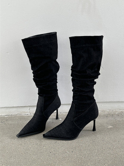 Stilettos Pointed-Toe Boots