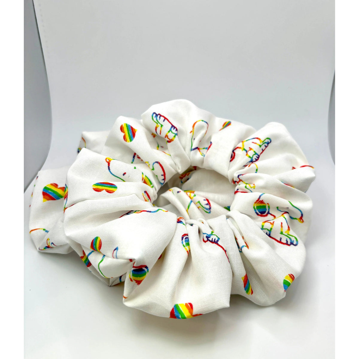 Rainbow Snoopy Scrunchie