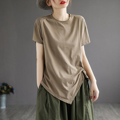 Wrinkle-Free Plus Size Short Sleeve T-Shirt