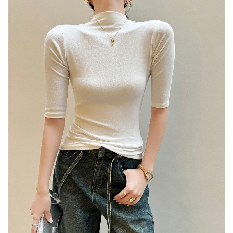 Short Sleeve Modal Shoulder T-Shirt