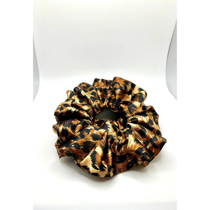 Cheetah Silk Scrunchie